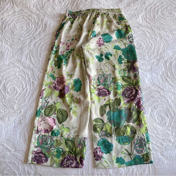 NWT - J. Crew Collection - Pull-on Crop Pant in Ratti Leafy Floral - Picture 11 of 14